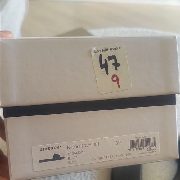 Givenchy Black Sandals Minimalist Design - Picture 4 of 4